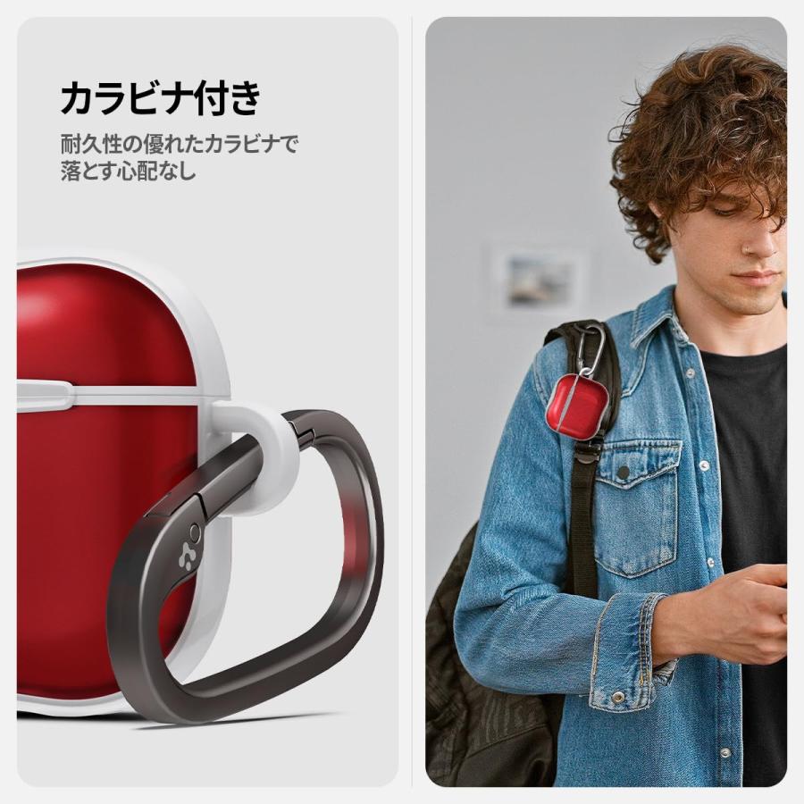 Spigen（シュピゲン） Spigen Airpods 第4世代 ケース エアポッズ4 半