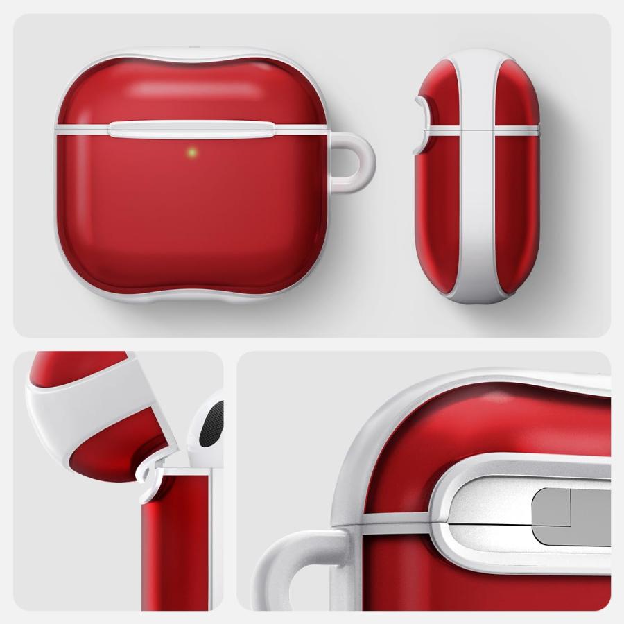 Spigen（シュピゲン） Spigen Airpods 第4世代 ケース エアポッズ4 半