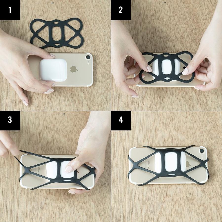 バッテリーケース モバイルバッテリーバンド シリコンバンド Sinjimoru X Grip Iphone Android ブラック Wlo K 06b075np4b2j White Label Online 通販 Yahoo ショッピング