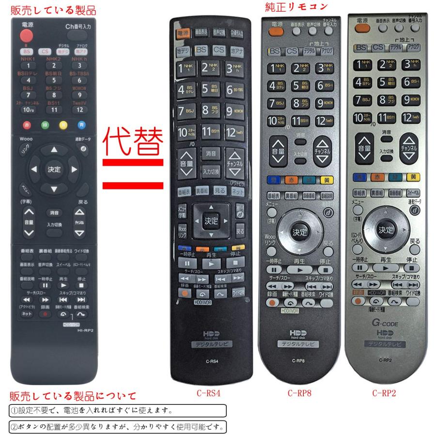 日立 デジタルテレビリモコン C-RP8 d2ldlup Amazon | テレビリモコン C-RP8 for HITACHI 日立リモコン 日立