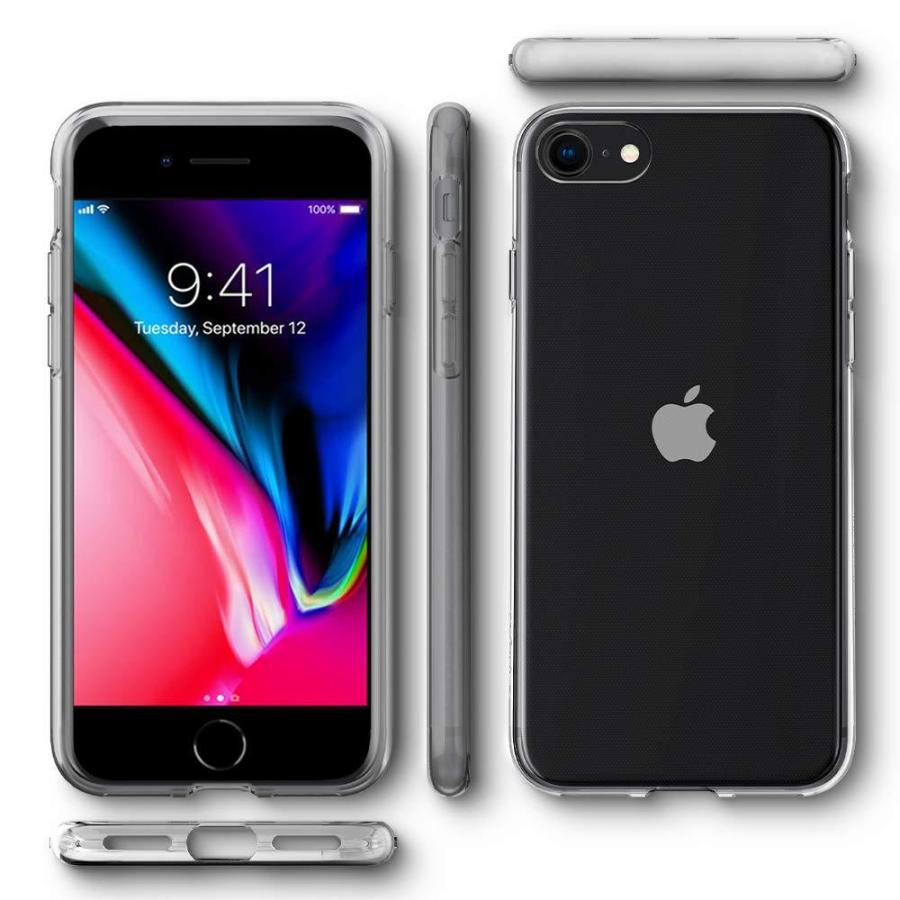 Spigen iPhone SE3 ケース 第3世代 iPhone SE2 ケース第2世代 iPhone8 iPhone7 ケース 042CS20435 クリスタル ・クリア｜wlo｜08