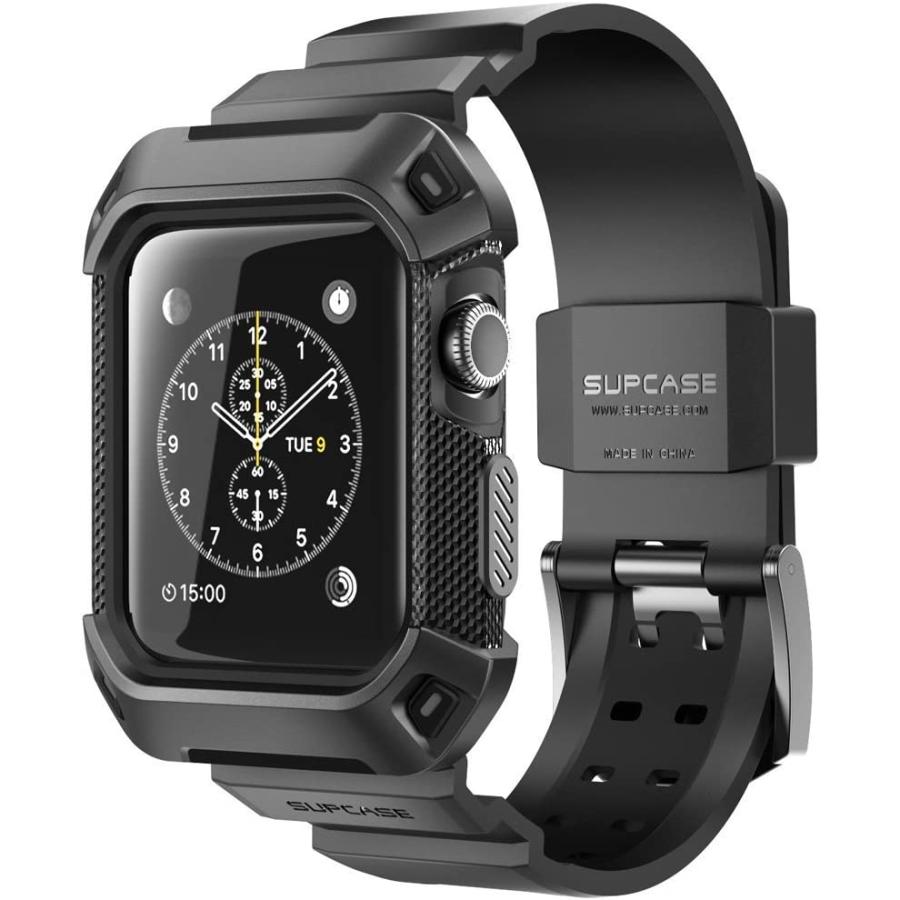 アップルウォッチ ケース バンド 一体型 Supcase Apple Watch 3 2 1 38mm 黒 カバー ベルト Wlob078j7wvsj White Label Online 通販 Yahoo ショッピング