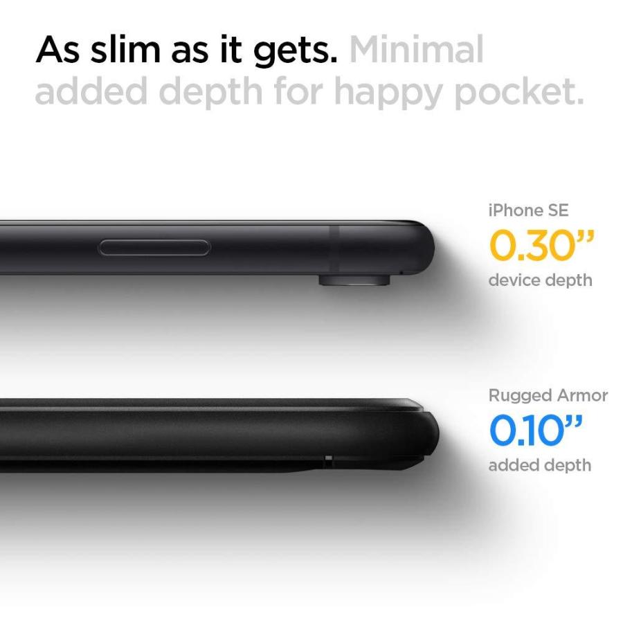 iPhone SE第2世代 ブラック 本体 SE2 黒 充電ケーブル付き Spigen iPhone SE 第2世代 第3世代 / SE2 SE3 ケース 耐衝撃