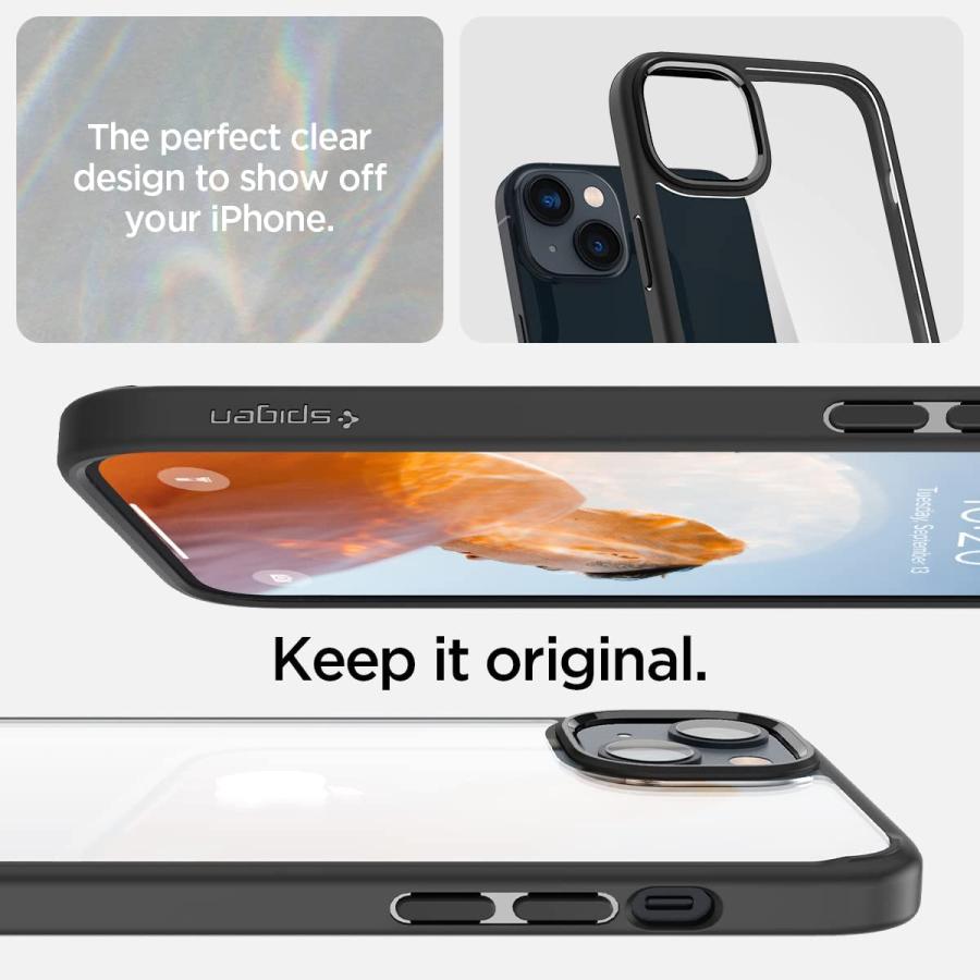 Spigen（シュピゲン） Spigen iPhone14 ケース 背面クリア ストラップ
