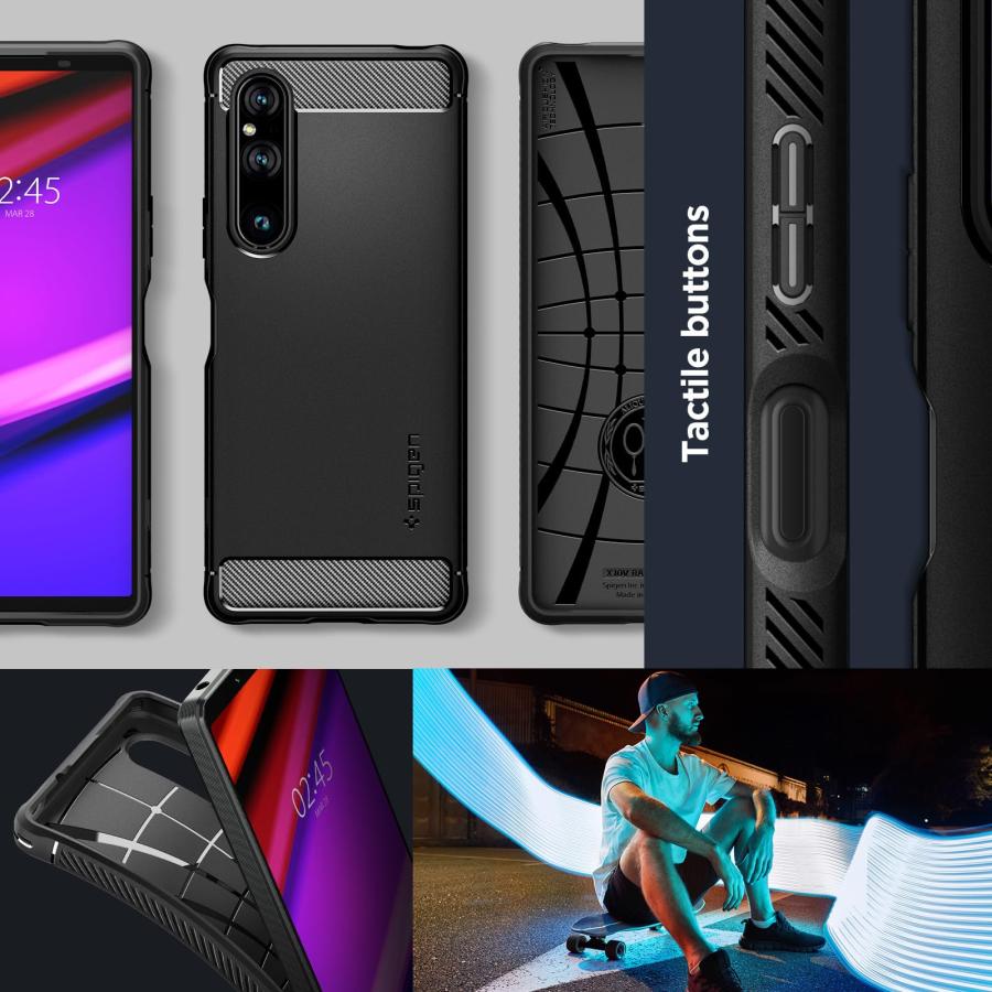 Spigen（シュピゲン） Spigen Xperia 1 V ケース SO-51D対応 ソフト