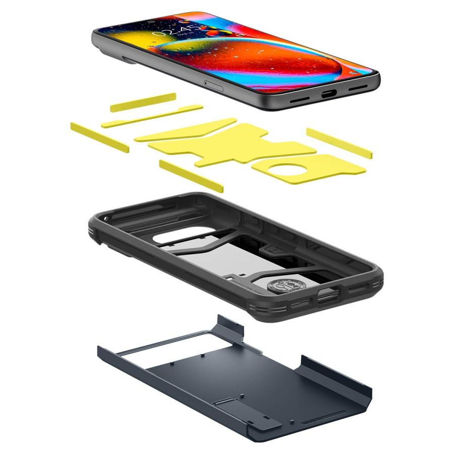 Spigen（シュピゲン） Spigen Google Pixel8 ケース スタンド付き 耐