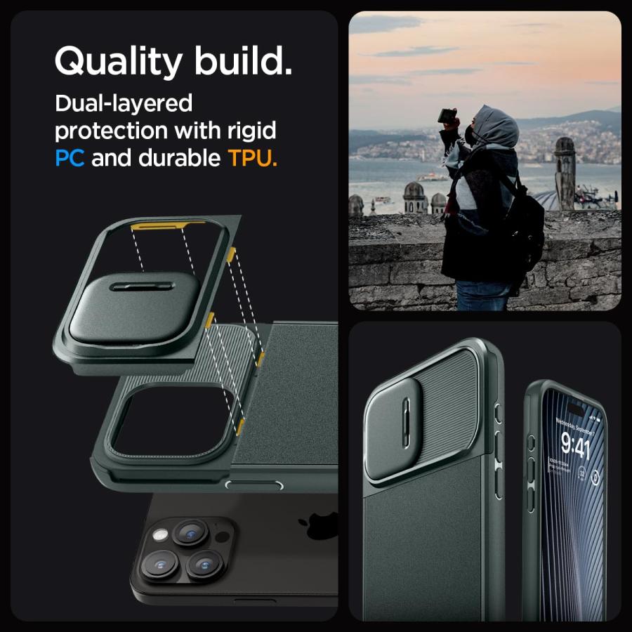 Spigen（シュピゲン） Spigen iPhone15Pro ケース MagSafe 耐衝撃