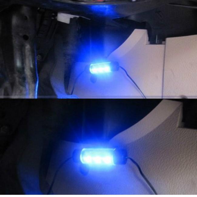 在庫処分 フロアLEDライト一式セット ブルー 12V LED 車用品  カー用品 ライト・ランプ ルームランプ インテリアイルミネーション 送料無料｜wls｜04