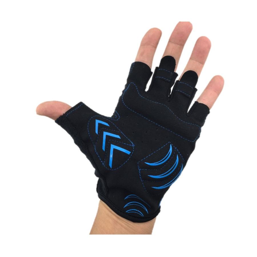 サイクルグローブ 指切り ロードバイク クロスバイク ハーフフィンガー サイクリング 自転車 送料無料 | ブランド登録なし | 04