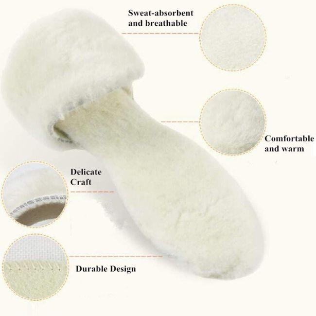 あったか ウール インソール 羊毛 暖かい 防寒 靴 中敷き 極厚 ファー ムートン ブーツイン ボア | ブランド登録なし | 04