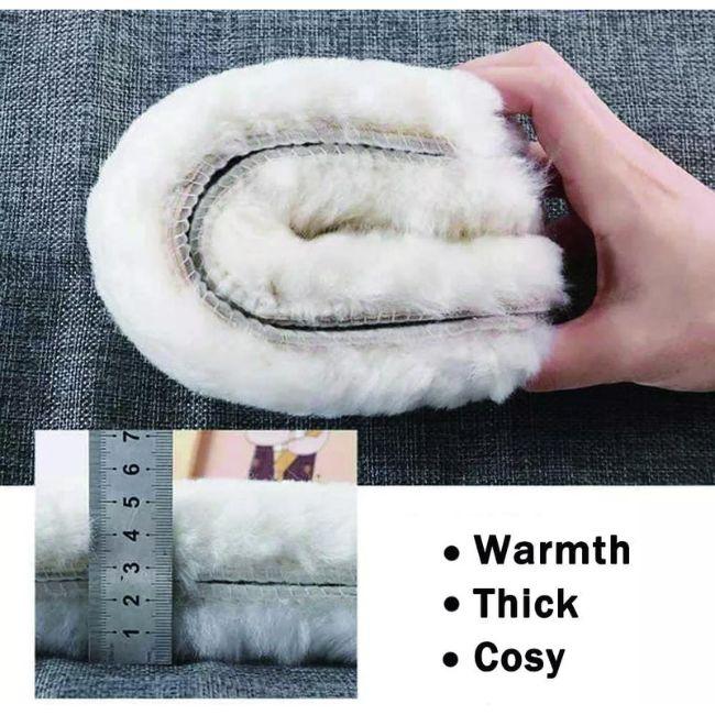 あったか ウール インソール 羊毛 暖かい 防寒 靴 中敷き 極厚 ファー ムートン ブーツイン ボア | ブランド登録なし | 08