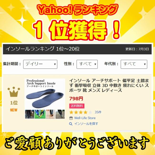インソール アーチサポート 偏平足 土踏まず 衝撃吸収 立体 3D