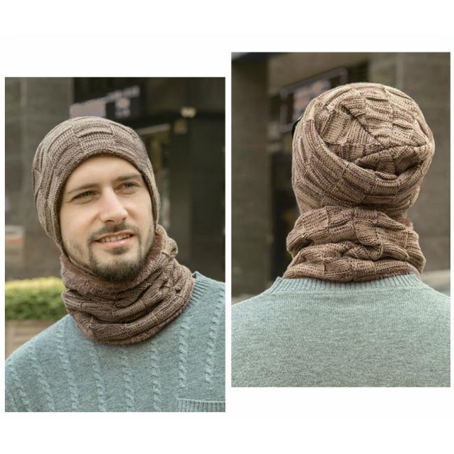 ニット帽 ネックウォーマー セット 裏起毛 冬 帽子 防寒 メンズ レディース ビーニー | ブランド登録なし | 10