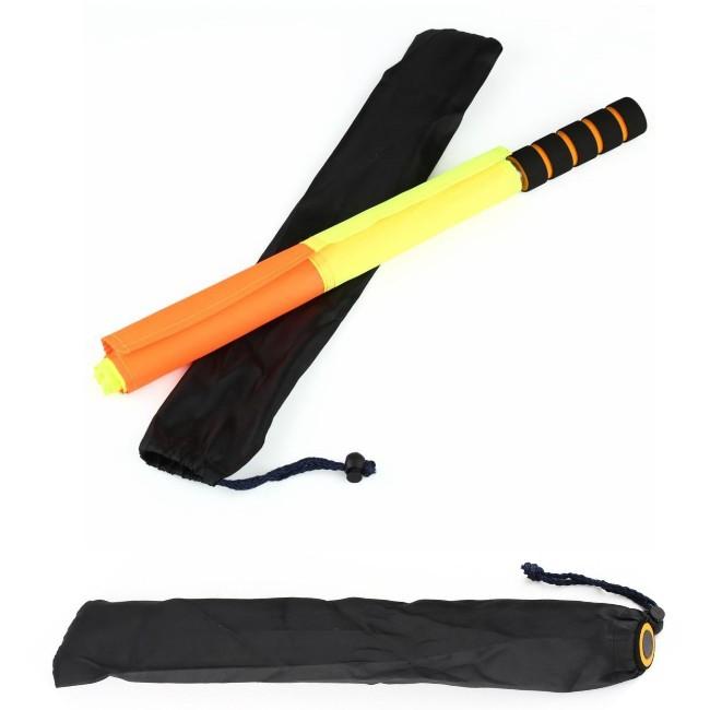 ラインズマン フラッグ 2本セット 線審 審判 収納ケース付き サッカー フットサル アウトレット | ブランド登録なし | 03