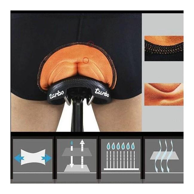 サイクリング インナーパンツ シリコンジェル パッド付き サイクルパンツ ロードバイク クロスバイク 自転車 おしりの痛み緩和 | ブランド登録なし | 06