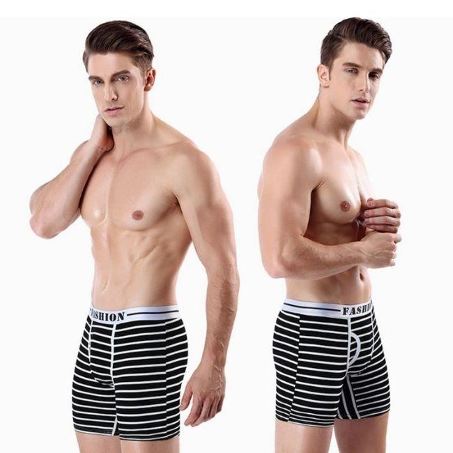ボクサーパンツ メンズ ボーダー 前開き ブリーフ 下着 インナー 父の日 ギフト プレゼント バースデー 2021 メール便 まとめ買いで 送料無料 | ブランド登録なし | 05