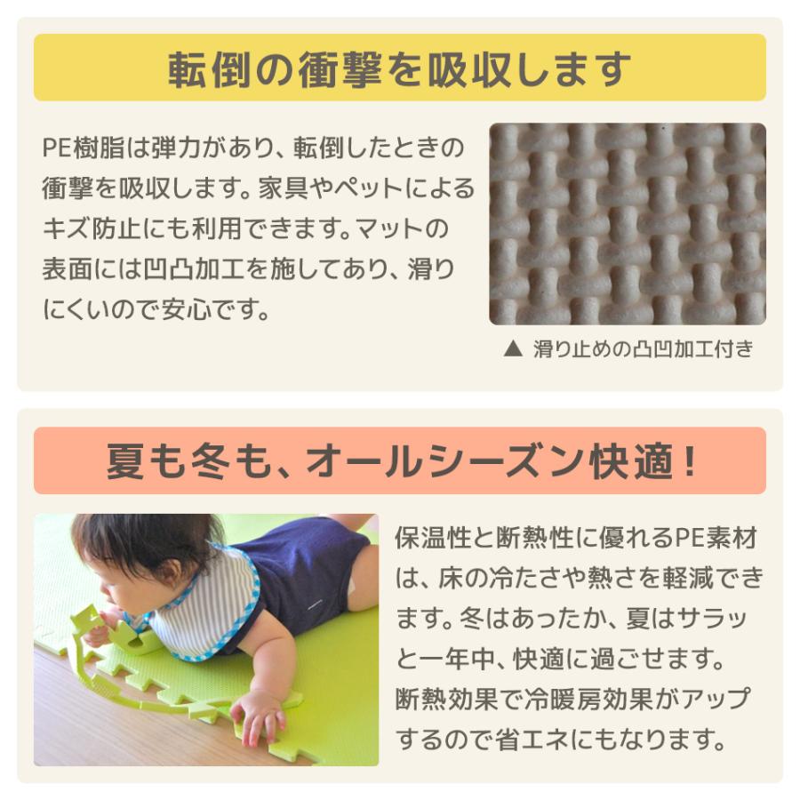 WEIMALL 【単色1cm/32枚セット】ジョイントマット 大判 60×60cm WEIMALL 【単色1cm/32枚セット】ジョイントマット 大判 60×60cm