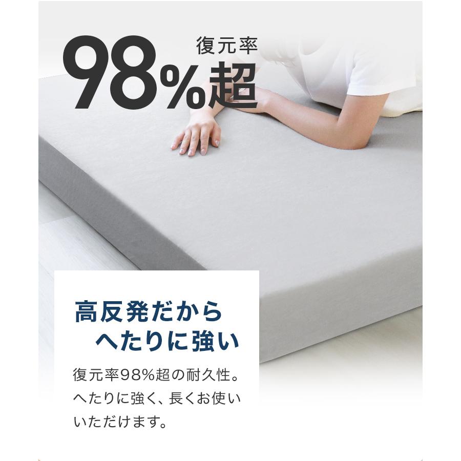 WEIMALL 【ダブル】高反発マットレス 三つ折り 10cm 折りたたみ