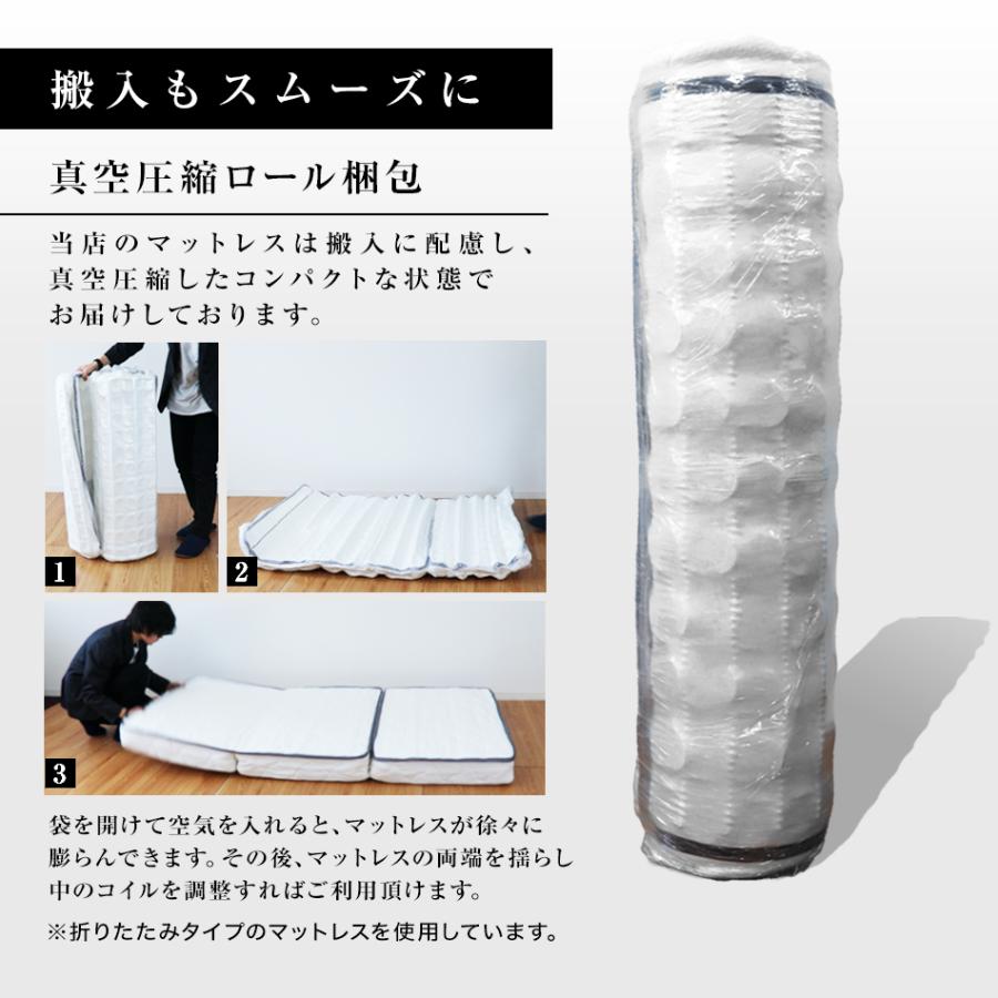 マットレス　ダブル　アンネルべッド　コイルスプリング　硬め wm-world_fei003wh