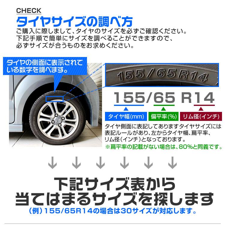 タイヤチェーン 非金属 スノーチェーン ジャッキアップ不要 簡単装着 チェーン 165/70R14 175/65R14 など 1セット(タイヤ2本分) 50サイズ｜wm-world｜06