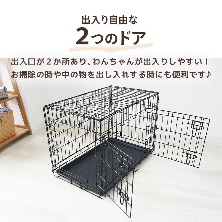 WEIMALL 【Lサイズ】ペットケージ 犬 折りたたみ 小型犬 中型犬 ペット