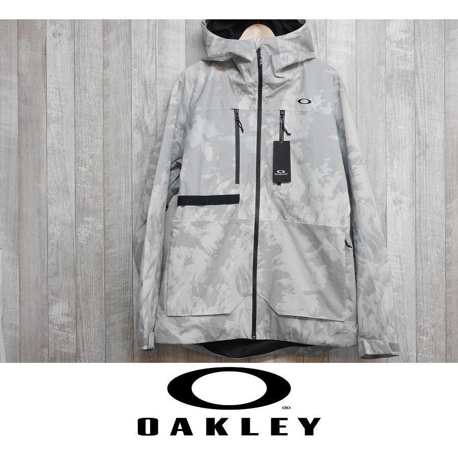 新品:SALE】23 OAKLEY TC EARTH SHELL JACKET - GREY MOUNTAIN TIE DYE 