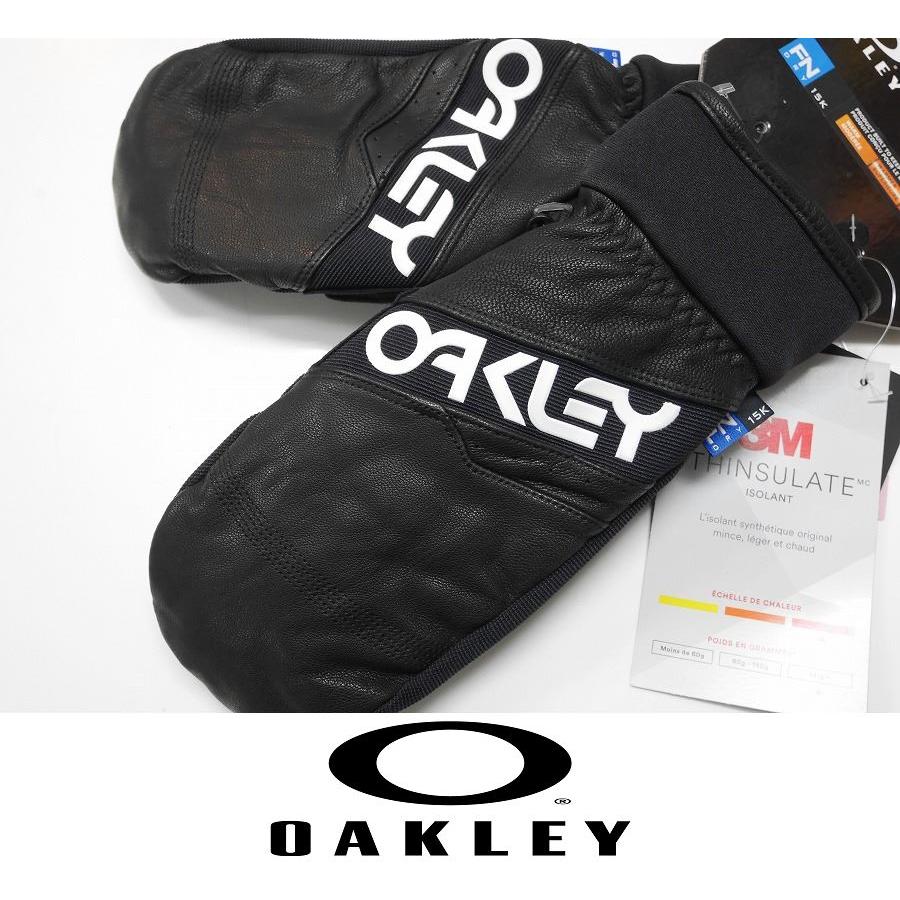 【新品SALE】23 OAKLEY FACTORY WINTER MITTENS 2.0 BLACKOUT L スノーボード 本革