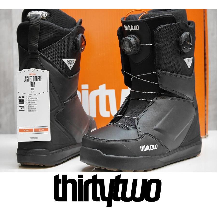 新品:SALE】23 ThirtyTwo LASHED DOUBLE BOA - BLACK - 26.0 正規品 