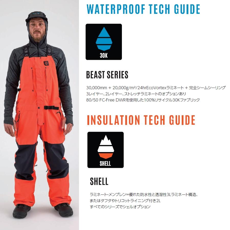 新品:SALE】25 AIRBLASTER BEAST BIB - Mサイズ Bode Spruce 正規品