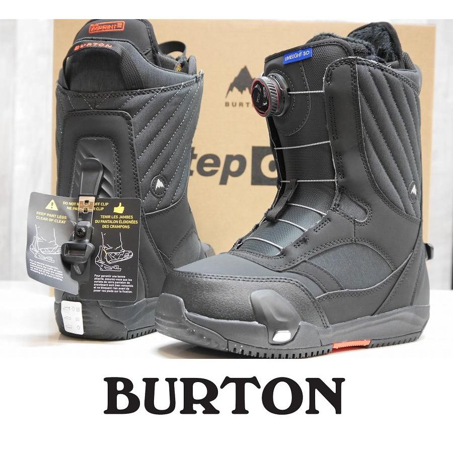 スノーボード 24 BURTON LIMELIGHT WIDE STEP ON 新品:SALE】25 BURTON LIMELIGHT Wide Step On - 24.0 BLACK 正規品