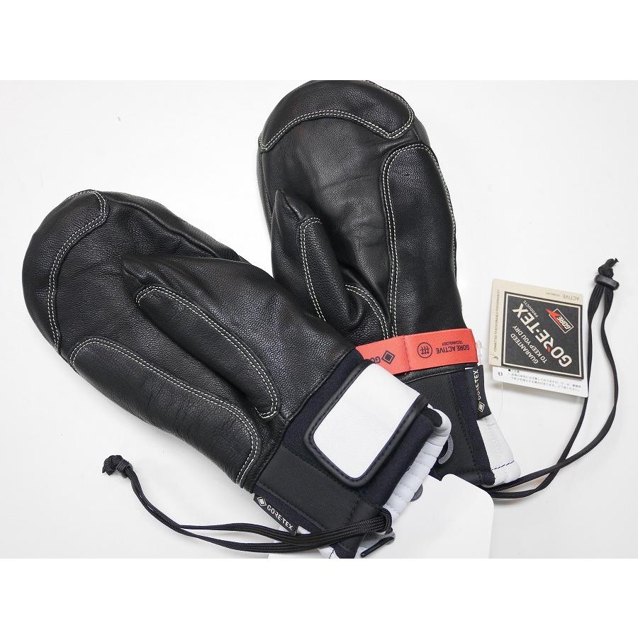新品未使用 eb's GORE-TEX カービングミトングローブ 新品:SALE】25 ebs CARVING MITT GORE-TEX - BEIGE/BLACK XLサイズ