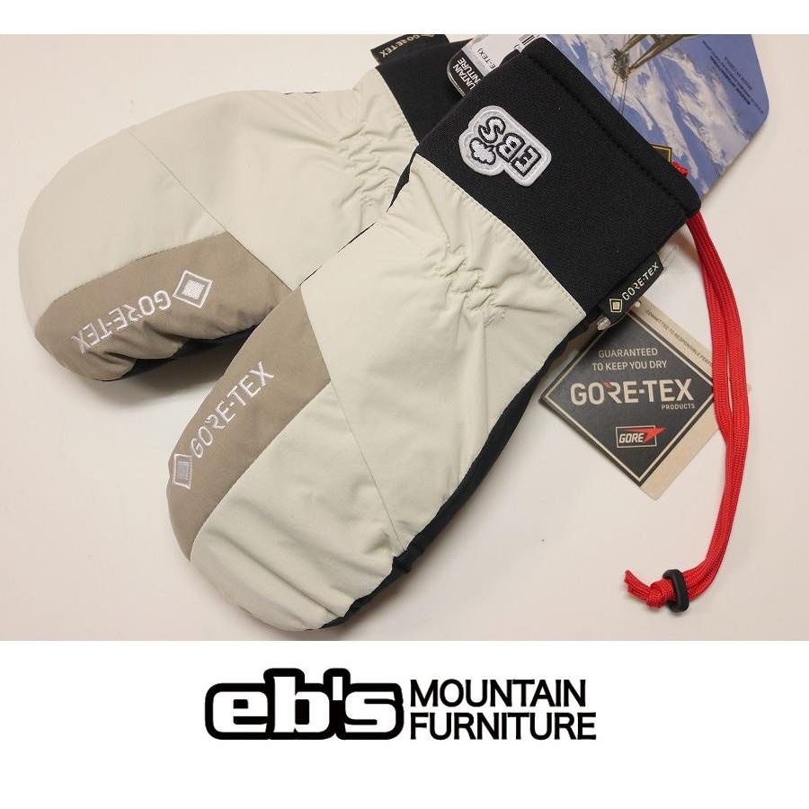 未使用eb's GORE-TEX ミトングローブ Mサイズ eb's エビス GORE-TEX CARVING MITT ゴアテックス 本革 ミトン