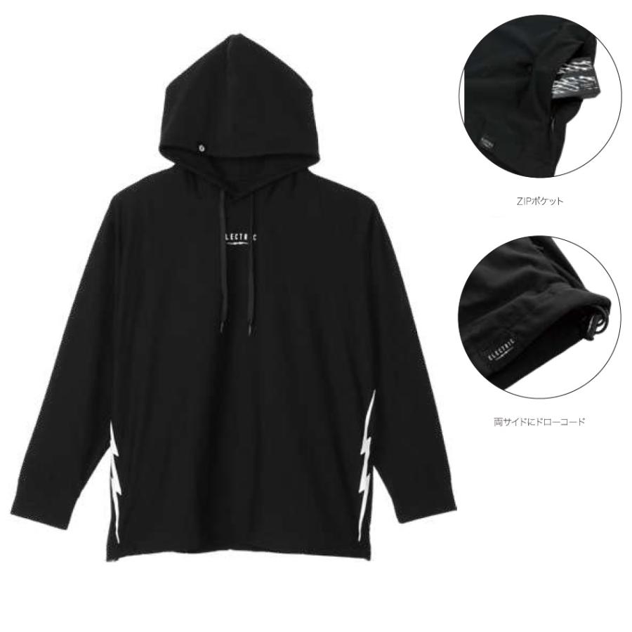 新品】25 ELECTRIC SIDE VOLT DRY HOOD - BLACK - XLサイズ 速乾