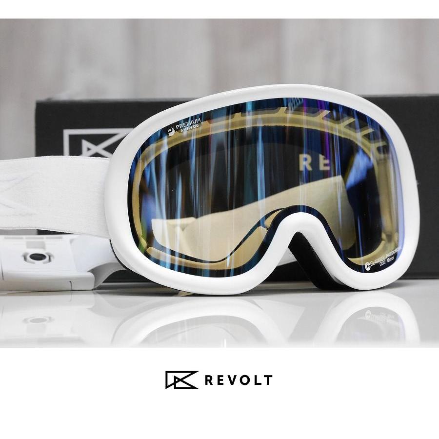 REVOLT SUPER LIGHT FRAME ゴーグル 調光レンズ REVOLT リボルト スノーボード ゴーグル ユニセックス 調光レンズ 平面