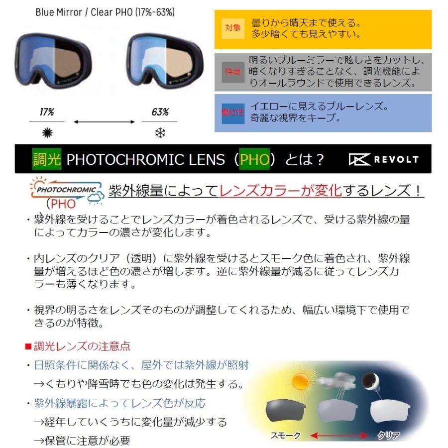 新品:SALE】26 REVOLT SUPER LIGHT FRAME 調光レンズ - White Gross
