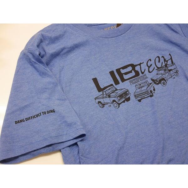 LIB TECH（リブテック） 20 LIBTECH Tシャツ PICK UP STICK TEE - BLUE