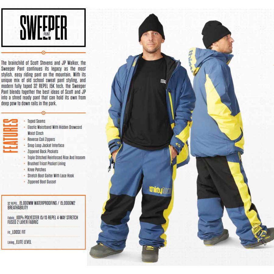 thirtytwo（サーティーツー） 23-24 ThirtyTwo ウェア SWEEPER PANT