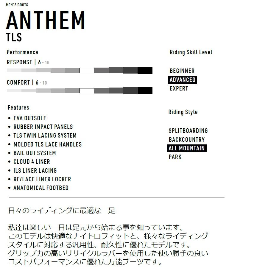 NITRO（ナイトロ） 23-24 NITRO ANTHEM TLS 国内正規品 ブーツ