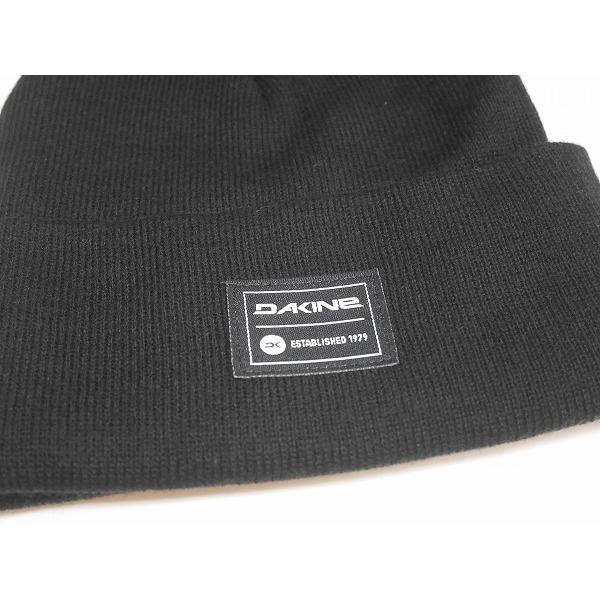 22 DAKINE CUTTER BEANIE - BLACK(BLK) - 国内正規品 スノーボード ビーニー ニット帽｜wmsnowboards｜03