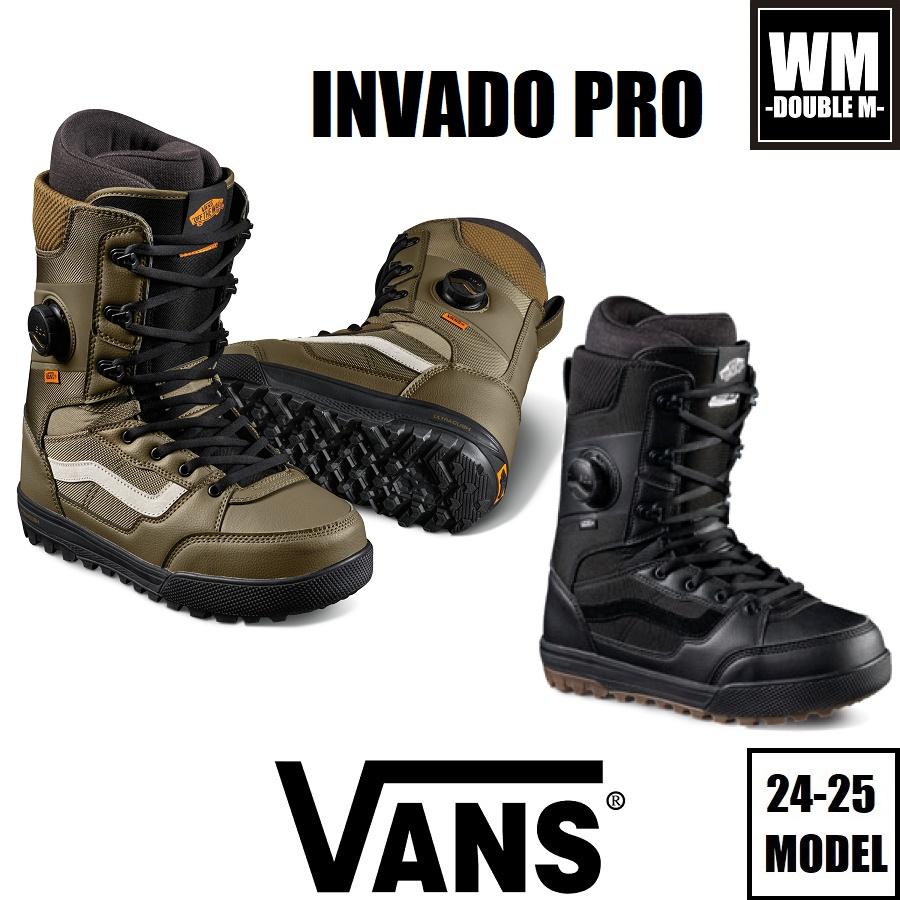 24-25 VANS/バンズ INVADO PRO インバド プロ27.5cm 24-25モデル . VANS .『 INVADO PRO 』. Black/Gum . バンズ . イン