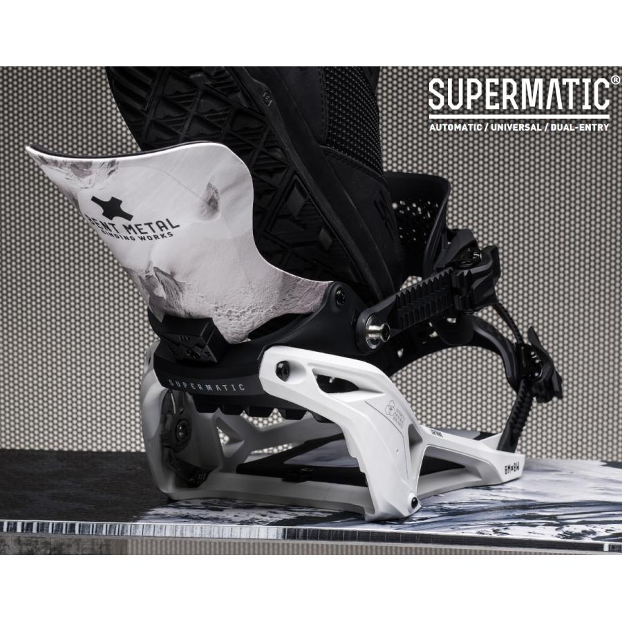 【美品】BENT L SUPERMATIC ビンディング ホワイト BENT METAL（ベントメタル） 25-26 BENTMETAL LIGHTNING SUPERMATIC