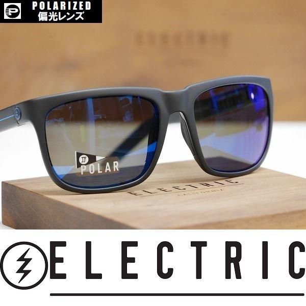 ELECTRIC エレクトリック サングラス KNOXVILLE S/LINE - JJF BLACK / OHM BLUE POLARIZED + Performance Coatings 偏光レンズ 国内正規品
