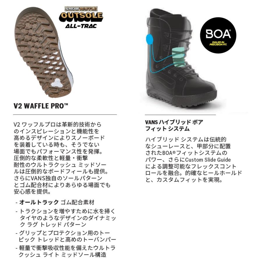 VANS INVADO PRO 27 バンズ スノーボードブーツ VANS（ヴァンズ） 26-27 VANS INVADO PRO - 国内正規品 スノーボード