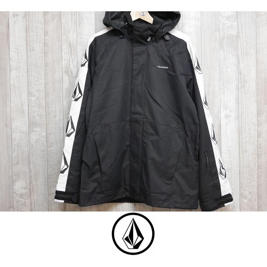 Volcom ブラック スノーボードジャケット VOLCOM（ボルコム） 22-23 VOLCOM ウェア ICONIC STONE JACKET - BLACK
