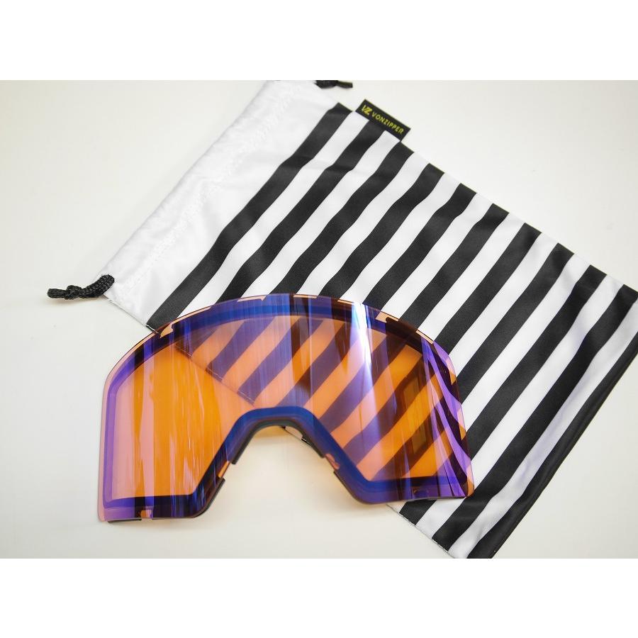 24 VONZIPPER ボンジッパー ゴーグル MACH VFS - BLACK SATIN - WILDLIFE FIRE CHROME + LOW LIGHT スペアレンズ付き ジャパンフィット 国内正規品｜wmsnowboards｜04