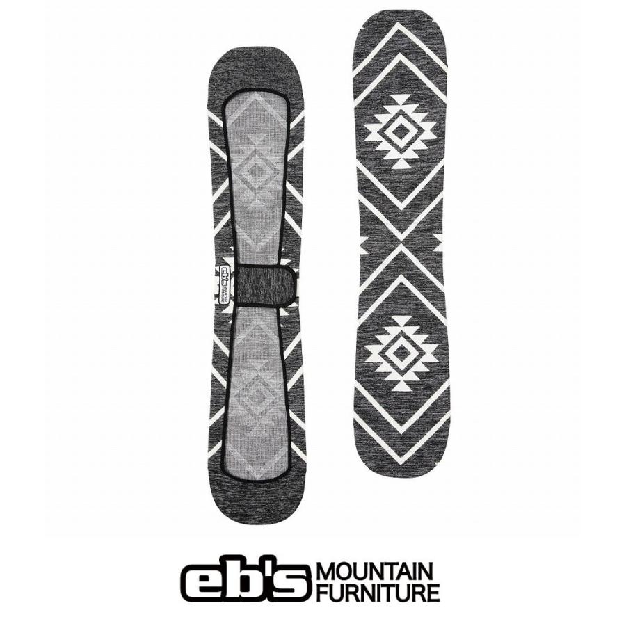 eb's（エビス） 24 ebs ソールカバー KNIT COVER NATIVE - MOKU-BLACK