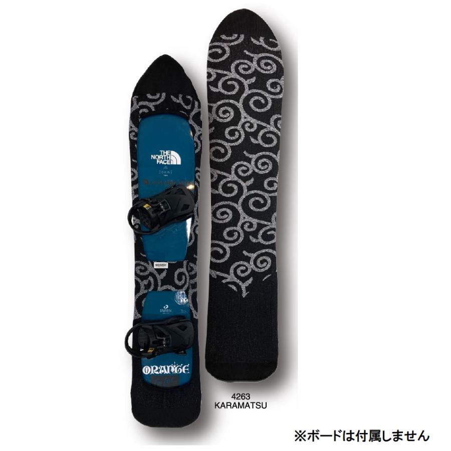 24 Orange オレンジ パウダーボード用 ソールカバー KNIT COVER LONG