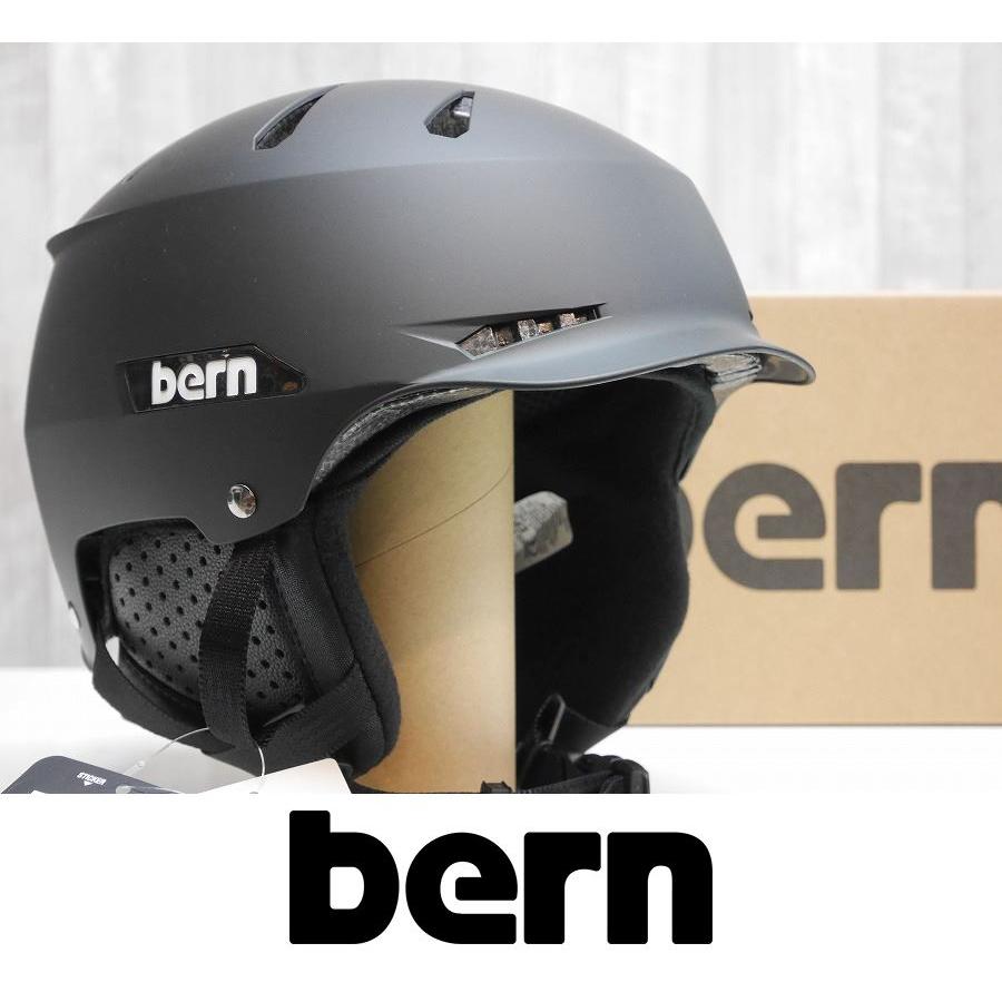 bern 24 Bern ヘルメット HENDRIX MIPS Winterモデル - Matte Black 