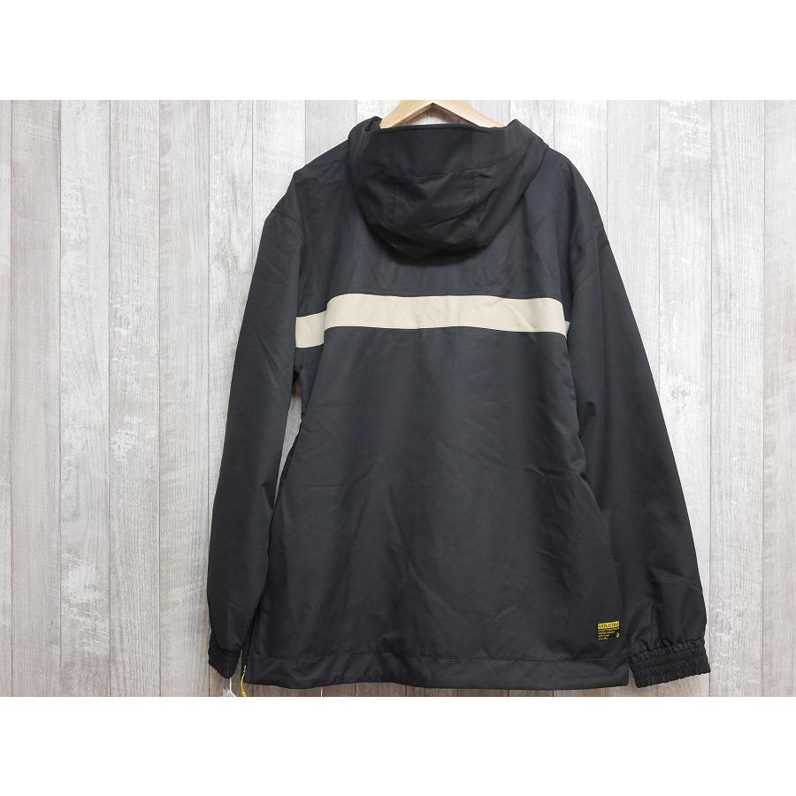 23-24 VOLCOM ウェア LONGO PULLOVER JACKET - BLACK スノーボード ジャケット 国内正規品｜wmsnowboards｜02