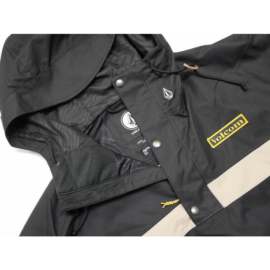 VOLCOM 23-24 ウェア LONGO PULLOVER JACKET - BLACK